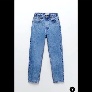 New Zara Woman Mom Fit Jeans